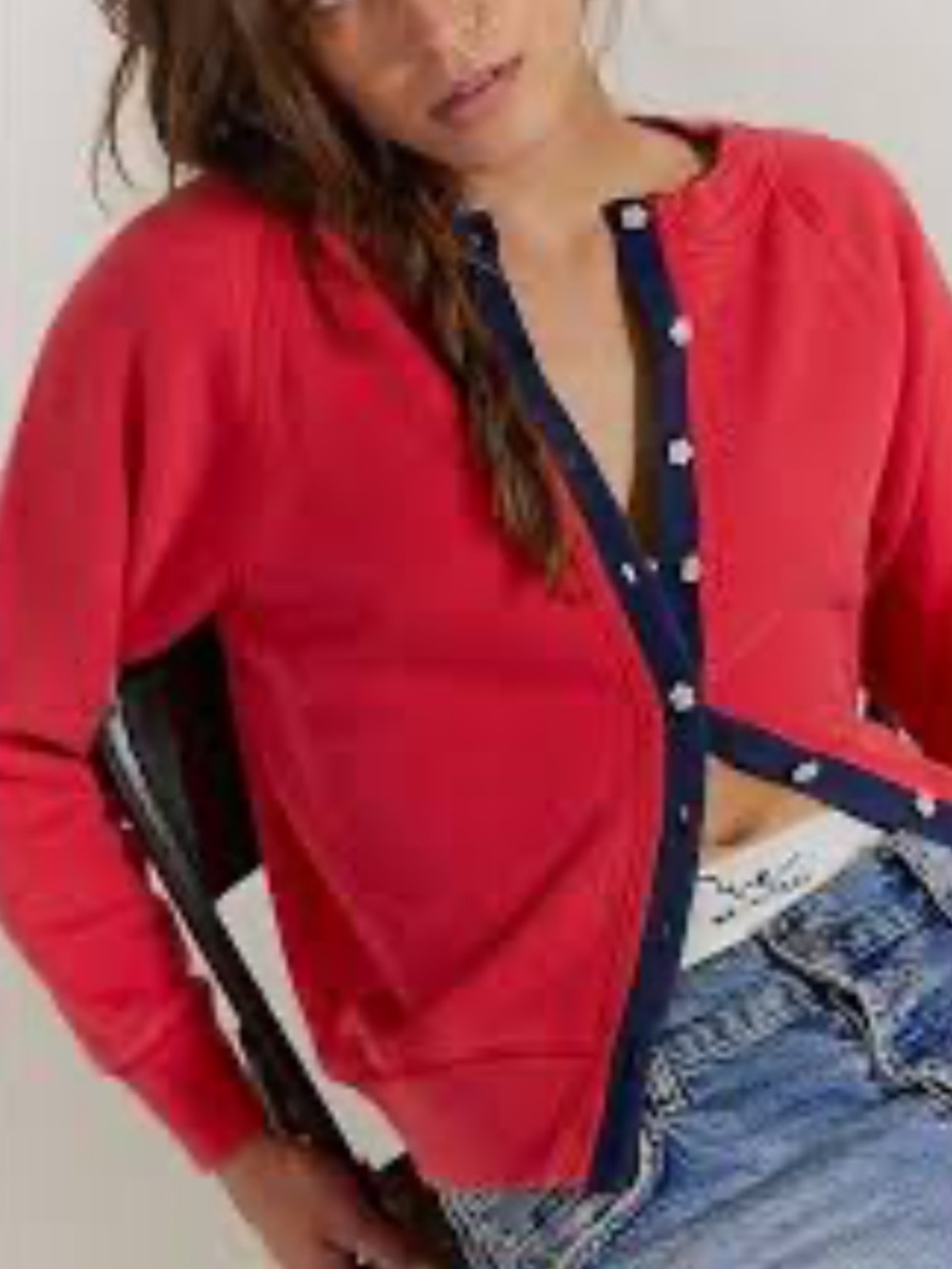 Free People Junior Sweatshirt Cardigan